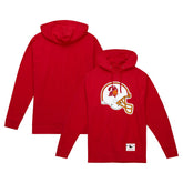 Helmet Logo Vintage Pullover Hoodie - Tampa Bay Buccaneers Hoodies