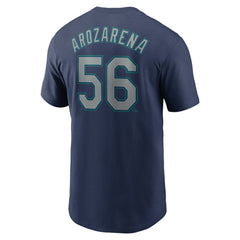 Navy Randy Arozarena Seattle Mariners Nike Fuse Name & Number T-Shirt