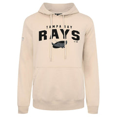 Khaki Tampa Bay Rays Levelwear Podium Team Arch Pullover Hoodie