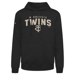 Black Minnesota Twins Levelwear Podium Team Arch Pullover Hoodie