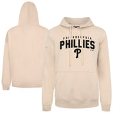 Khaki Philadelphia Phillies Levelwear Podium Team Arch Pullover Hoodie