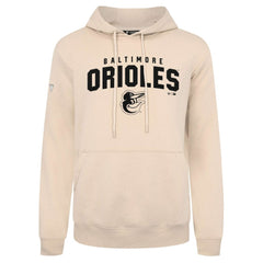 Khaki Baltimore Orioles Levelwear Podium Team Arch Pullover Hoodie
