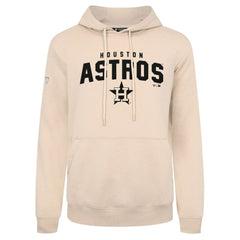 Khaki Houston Astros Levelwear Podium Team Arch Pullover Hoodie