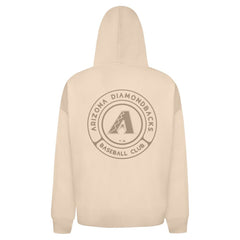 Khaki Arizona Diamondbacks Levelwear Uphill Oversized Full-Zip Hoodie