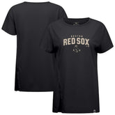 Black Boston Red Sox Levelwear Influx Team Arch T-Shirt