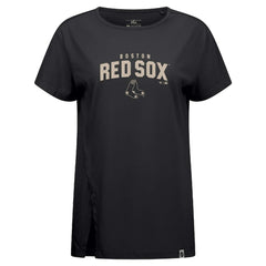 Black Boston Red Sox Levelwear Influx Team Arch T-Shirt