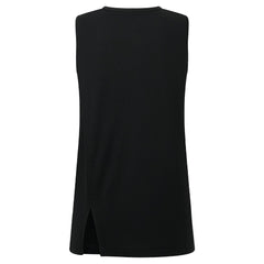 Black Los Angeles Angels Levelwear Women's Influx Team Arch Tank Top