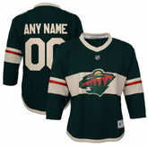 NHL Minnesota Wild Youth Replica Custom Jersey
