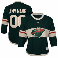NHL Minnesota Wild Youth Replica Custom Jersey