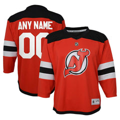 NHL New Jersey Devils Youth Replica Custom Jersey