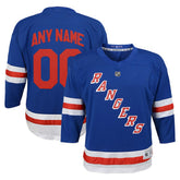 NHL New York Rangers Youth Replica Custom Jersey