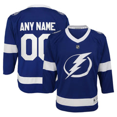 NHL Tampa Bay Lightning Youth Replica Custom Jersey
