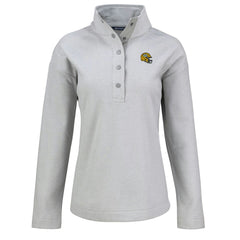Cutter & Buck Women's Hunts Point Eco Half-Snap Sweatshirt - Green Bay Packers Sweatshirts