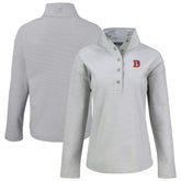 Cutter & Buck Women's Hunts Point Eco Half-Snap Sweatshirt - Denver Broncos Sweatshirts