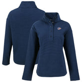 Cutter & Buck Women's Hunts Point Eco Half-Snap Sweatshirt - Kansas City Chiefs Sweatshirts