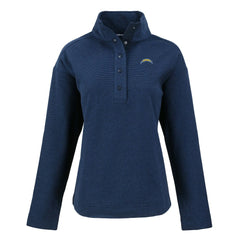 Cutter & Buck Women's Hunts Point Eco Half-Snap Sweatshirt - Los Angeles Chargers Sweatshirts