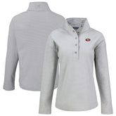Cutter & Buck Women's Hunts Point Eco Half-Snap Sweatshirt - San Francisco 49ers Sweatshirts