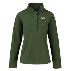 Cutter & Buck Women's Hunts Point Eco Half-Snap Sweatshirt - San Francisco 49ers Sweatshirts