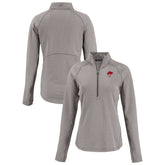 Cutter & Buck Women's Peshastin Eco Fleece Recycled Tri-Blend Raglan Half-Zip Jacket - Buffalo Bills Jackets
