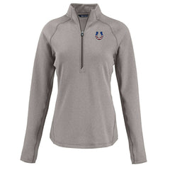 Cutter & Buck Women's Americana Peshastin Eco Fleece Recycled Tri-Blend Raglan Half-Zip Jacket - Indianapolis Colts Jackets