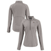 Cutter & Buck Women's Peshastin Eco Fleece Recycled Tri-Blend Raglan Half-Zip Jacket - Denver Broncos Jackets