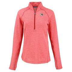Cutter & Buck Women's Peshastin Eco Fleece Recycled Tri-Blend Raglan Half-Zip Jacket - Kansas City Chiefs Jackets