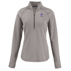 Cutter & Buck Women's Peshastin Eco Fleece Recycled Tri-Blend Raglan Half-Zip Jacket - New England Patriots Jackets