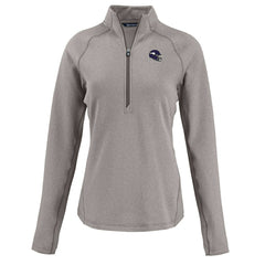 Cutter & Buck Women's Peshastin Eco Fleece Recycled Tri-Blend Raglan Half-Zip Jacket - Minnesota Vikings Jackets