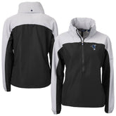 Cutter & Buck Women's Charter Eco Recycled Half-Zip Hooded Anorak Jacket - Indianapolis Colts Jackets