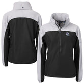 Cutter & Buck Women's Charter Eco Recycled Half-Zip Hooded Anorak Jacket - Buffalo Bills Jackets