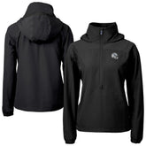 Cutter & Buck Women's Charter Eco Recycled Half-Zip Hooded Anorak Jacket - Indianapolis Colts Jackets