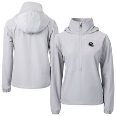 Cutter & Buck Women's Charter Eco Recycled Half-Zip Hooded Anorak Jacket - New York Giants Jackets