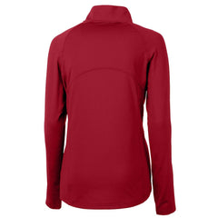 Cutter & Buck Women's Adapt Eco Knit Stretch Recycled Raglan Half-Zip Top - San Francisco 49ers Tops