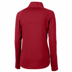 Cutter & Buck Women's Historical Adapt Eco Knit Stretch Recycled Raglan Half-Zip Top - Tampa Bay Buccaneers Tops