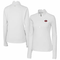 Cutter & Buck Women's Traverse Stretch Quarter-Zip Pullover Top - San Francisco 49ers Pullover