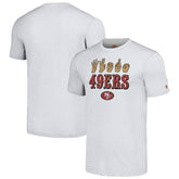 Homage Unisex The NFL ASL Collection by Love Sign American Sign Language T-Shirt - San Francisco 49ers T-shirts