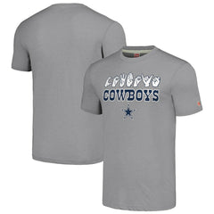 Homage Unisex The NFL ASL Collection by Love Sign American Sign Language T-Shirt - Dallas Cowboys T-shirts