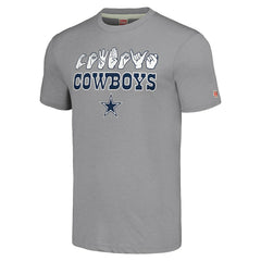 Homage Unisex The NFL ASL Collection by Love Sign American Sign Language T-Shirt - Dallas Cowboys T-shirts