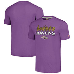 Homage Unisex The NFL ASL Collection by Love Sign American Sign Language T-Shirt - Baltimore Ravens T-shirts