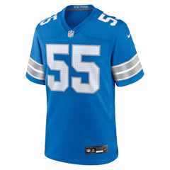 Derrick Barnes Team Game Jersey - Detroit Lions Jerseys