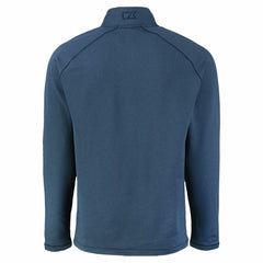 Heather Navy Kansas City Royals Cutter & Buck Peshastin Eco Fleece Recycled Raglan Quarter-Zip Top