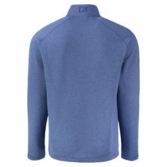 Heather Blue Kansas City Royals Cutter & Buck Peshastin Eco Fleece Recycled Raglan Quarter-Zip Top