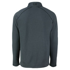 Heather Black San Francisco Giants Cutter & Buck Peshastin Eco Fleece Recycled Raglan Quarter-Zip Top