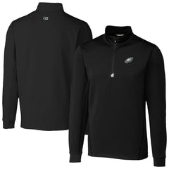 Cutter & Buck Traverse Stretch Quarter-Zip Top - Philadelphia Eagles Tops