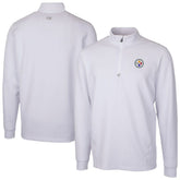 Cutter & Buck Traverse Stretch Quarter-Zip Top - Pittsburgh Steelers Tops