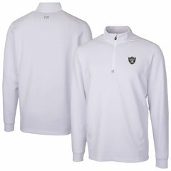 Cutter & Buck Traverse Stretch Quarter-Zip Top - Las Vegas Raiders Tops