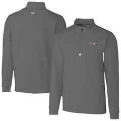 Cutter & Buck Big & Tall Traverse Eco Tri-Blend DryTec Quarter-Zip Jacket - Baltimore Ravens Jackets