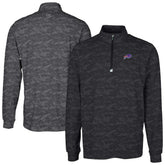 Cutter & Buck Big & Tall Traverse Eco Camo Tri-Blend DryTec Quarter-Zip Jacket - Buffalo Bills Jackets