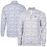 Cutter & Buck Big & Tall Traverse Eco Camo Tri-Blend DryTec Quarter-Zip Jacket - Indianapolis Colts Jackets