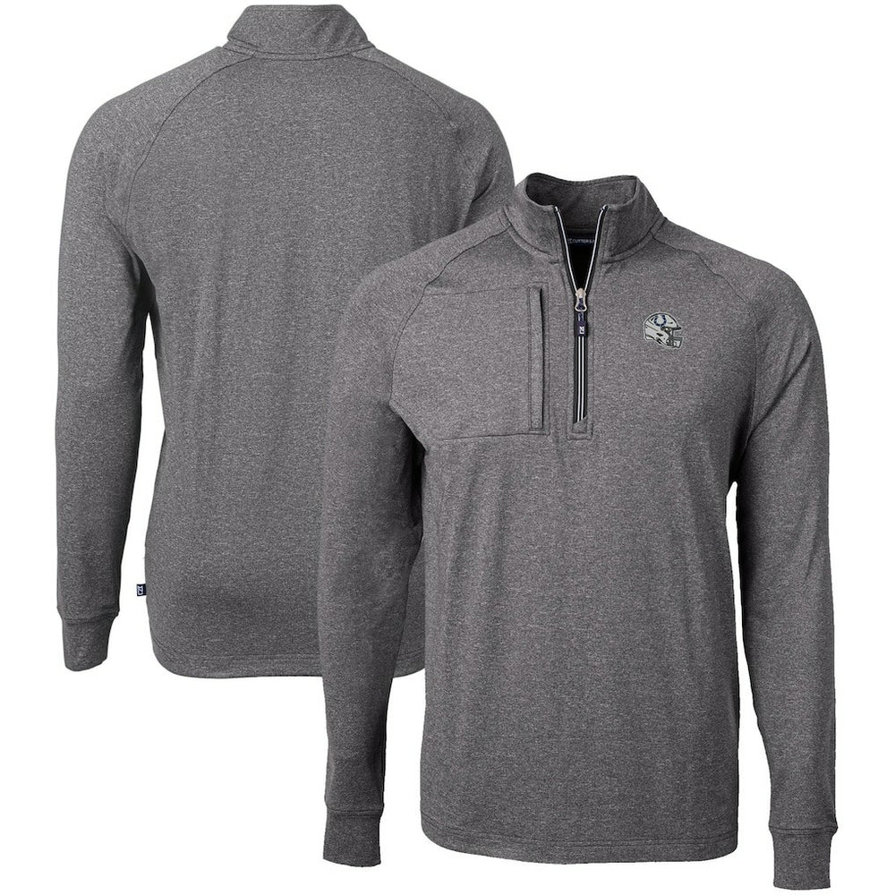 Cutter & Buck Big & Tall Adapt Eco Raglan Quarter-Zip Jacket - Indianapolis Colts Jackets